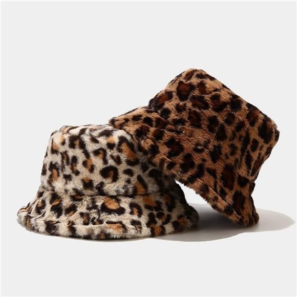 Women\'s Winter Faux Fur Fuzzy Warm Bucket Hat main image 4
